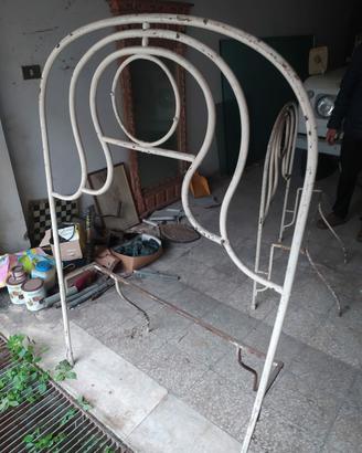 Letto in ferro anni 50