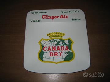 CANADA DRY PIATTO RENDIRESTO vintage anni 60 raro