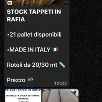 Nuovo! Tappeti in RAFIA