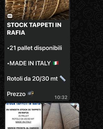 Nuovo! Tappeti in RAFIA