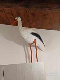 cicogna per nascite o per giardino