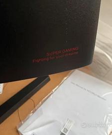 Monitor da videogiochi danneggiato