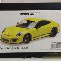 PORSCHE 911 R 2016 MINICHAMPS SCALA 1:12...