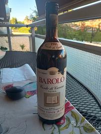 BAROLO Cantina Conte di Cavour anno 1981