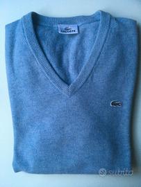 LACOSTE originale Maglione pura Lana 100% taglia 4