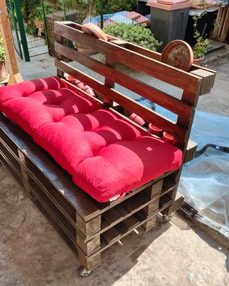 divanetto da giardino + tavolino