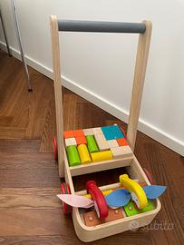 Carrellino primi passi in legno PlanToys