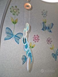 Campanello a vento in agata colorata