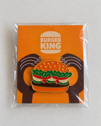 Spilla Burger King Hamburger Doppio - Nuova