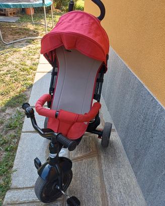 besrey - triciclo passeggino 4 in 1