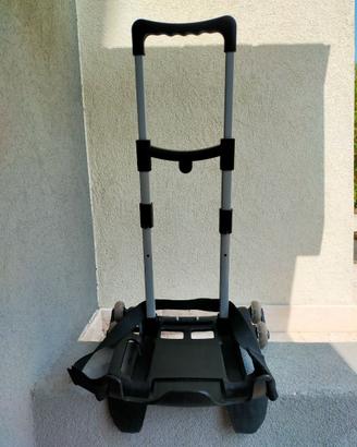 Carrello porta zaino nero