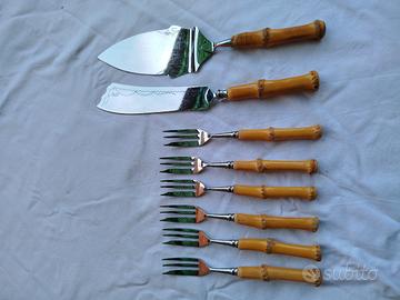 Set posate dessert vintage 