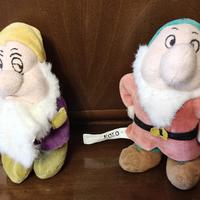 Due peluche Ferrero Disney i 7 nani: Eolo e Pisolo