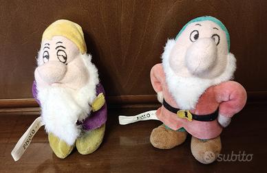 Due peluche Ferrero Disney i 7 nani: Eolo e Pisolo