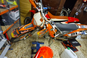 Lotto di 3 moto enduro motard