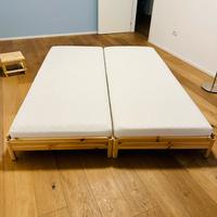 Letti singoli impilabili IKEA con materassi