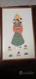quadro fatto a mano con cornice