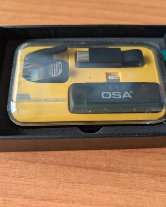 OSA Microfono lavalier professionale wireless
