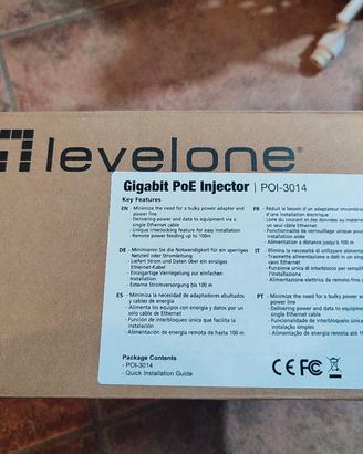 Iniettore PoE Gigabit LevelOne POI-3014 Come Nuovo