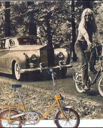 Bici rara Carnielli Graziella Oro da collezione