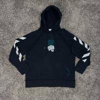 Off white felpa con cappuccio golden ratio