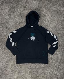 Off white felpa con cappuccio golden ratio