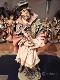 scultura in legno sant Giovanni Nepomuceno 