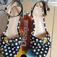 Sandali con zeppa Desigual tg. 39