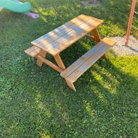 Tavolo picnic per bambini