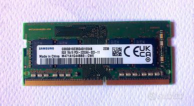 Ram 8 Gb ddr4 3200 mhz so-dimm migliori marche