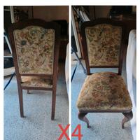 Sedie vintage eleganti 