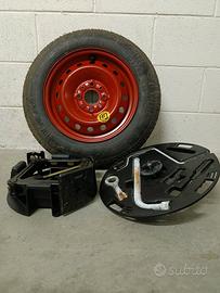 Ruotino di scorta Fiat 135/80 B13 78P con cric
