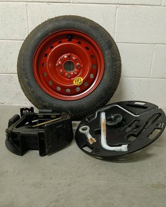 Ruotino di scorta Fiat 135/80 B13 78P con cric
