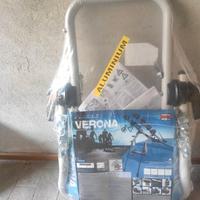 Portabici in alluminio 3 posti