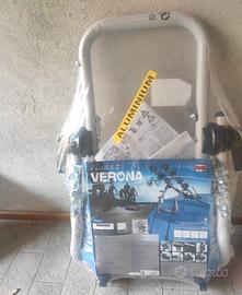 Portabici in alluminio 3 posti