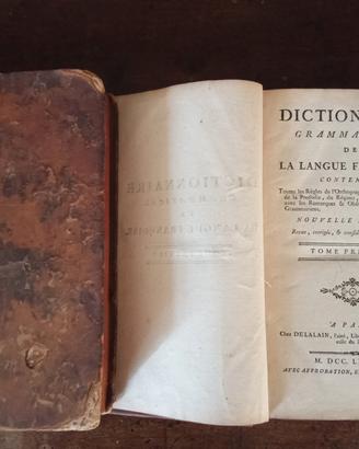 Antico dizionario della lingua francese