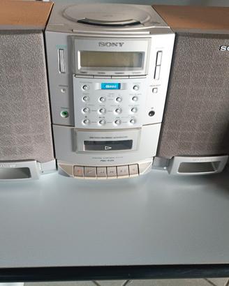 mini stereo Sony con radio/Cd/Cassette 
