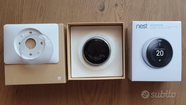 Termostato Google Nest Thermostat 3gen usato  Bari