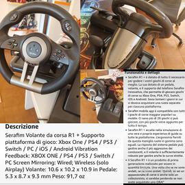 Volante più supporto 