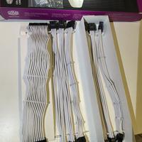 Set Prolunghe cavi Alimentatore PC in PVC BIANCO