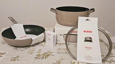 Set pentole marca Alessi - collezione "Tama" 3 pz