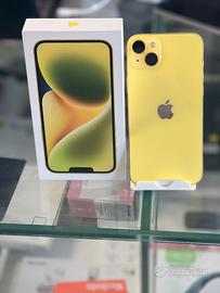iPhone 14 128GB Giallo-Batteria 96% Originale
