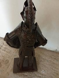 Cavaliere Armatura medioevale in Ferro 55 cm..