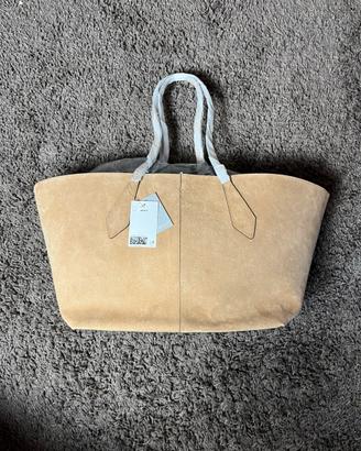 Borsa Shopper Scamosciata