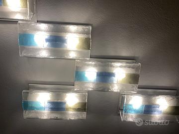 Plafoniere in vetro di Murano (anni '80)