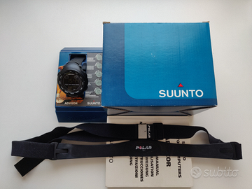 Suunto Vector HR+fascia cardio Polar+supporto bici