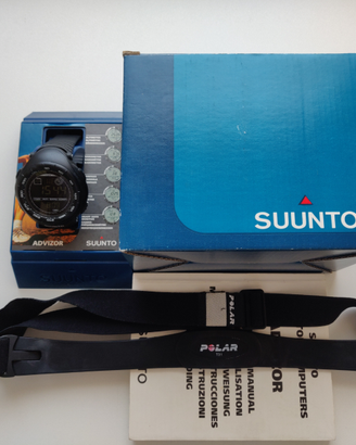 Suunto Vector HR+fascia cardio Polar+supporto bici