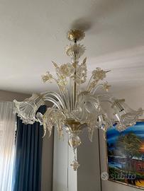 Lampadari vetro Murano  6 e 8 luci – Vintage ...