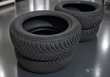 4 Pneumatici 195/55 R16 INVERNALI NUOVI + Catene