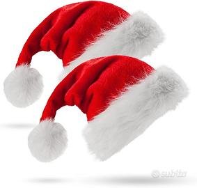 Cappello di Babbo Natale, confezione da 2 cappelli